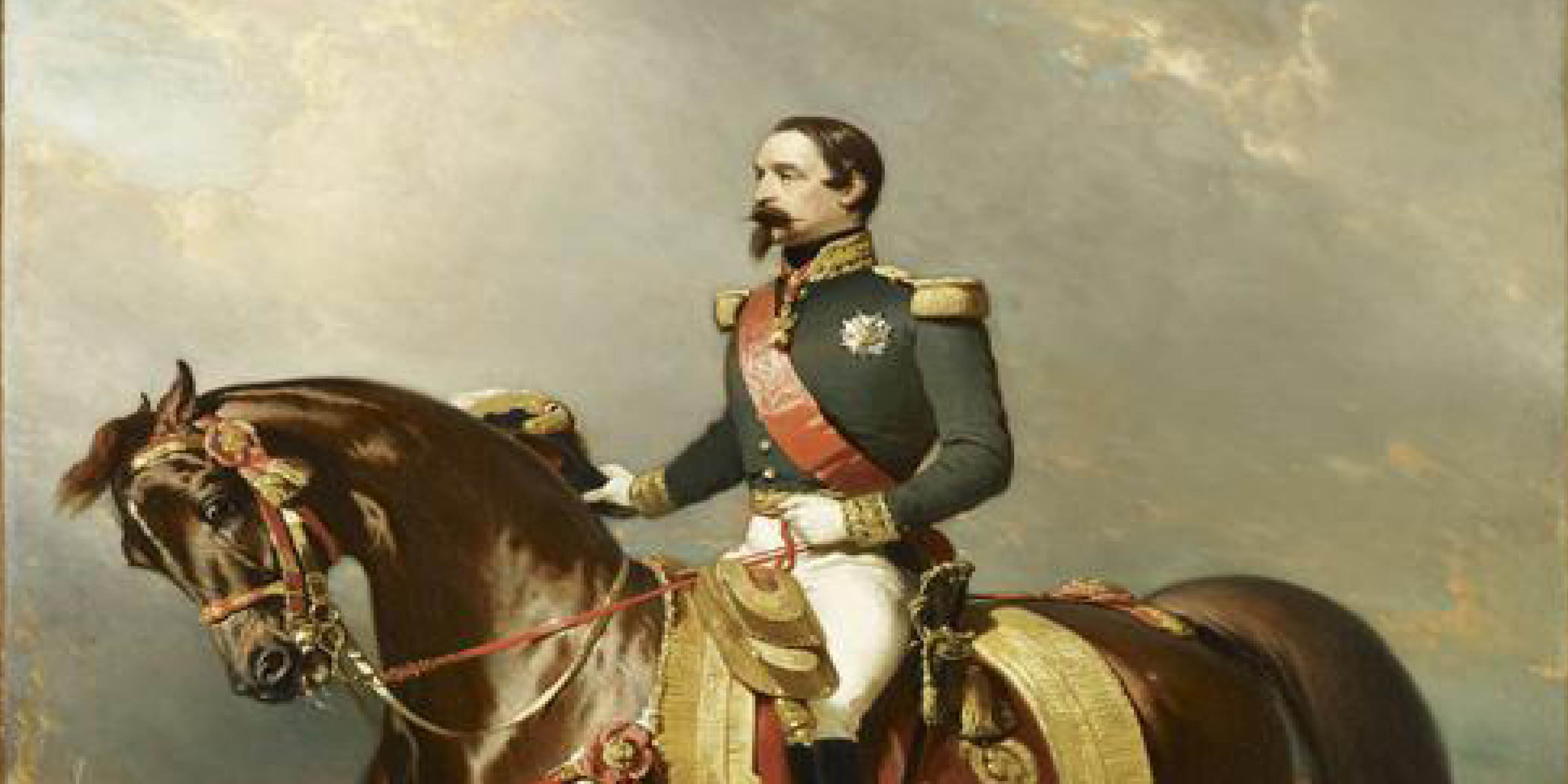 Portrait équestre de l'empereur Napoléon III