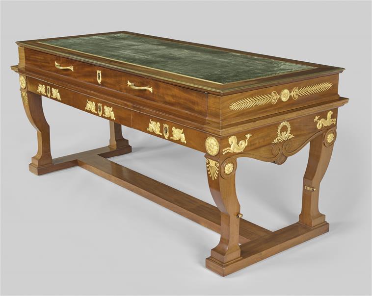 Jacob-Desmalter, Bureau mécanique de l'empereur Napoléon Ier, trois-quarts