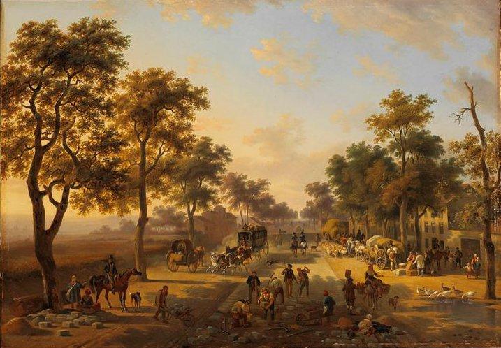 Demay, La route de Picardie, 1832