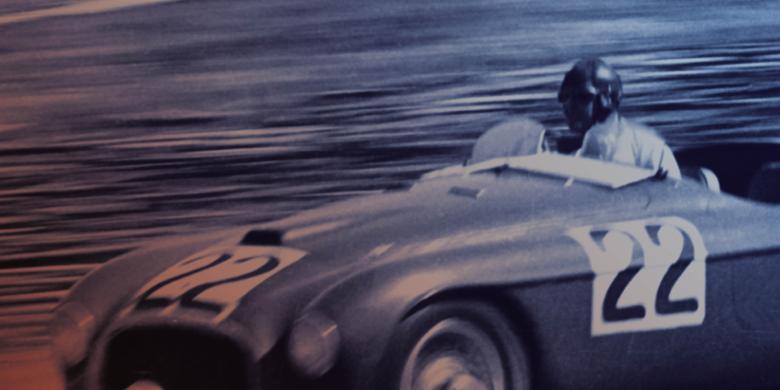 Luigi Chinetti au volant de la Ferrari 166 MM, 24 Heures du Mans, 24-25 juin 1949