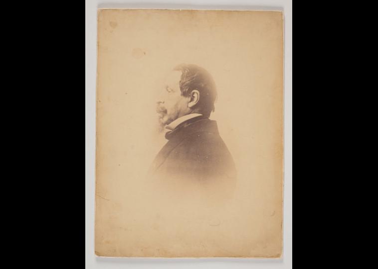 Portrait de profil de Napoléon III, photographie